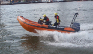 Instructor courses safe working with and rescue boat operator